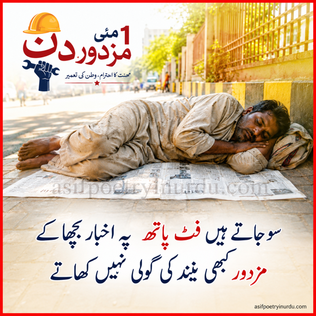 mazdoor day poetry in urdu